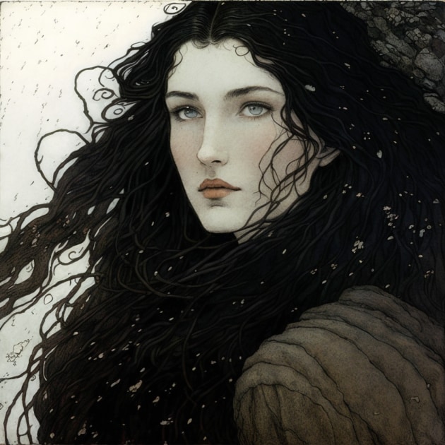 yennefer-art-style-of-john-bauer