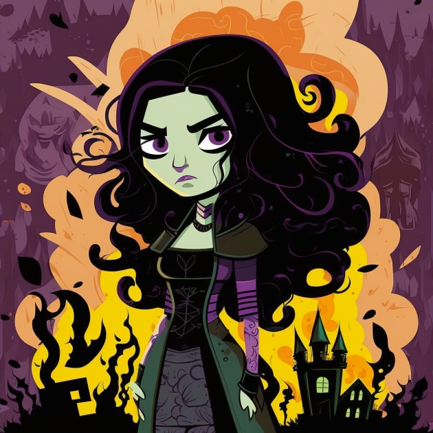 yennefer-art-style-of-jon-burgerman