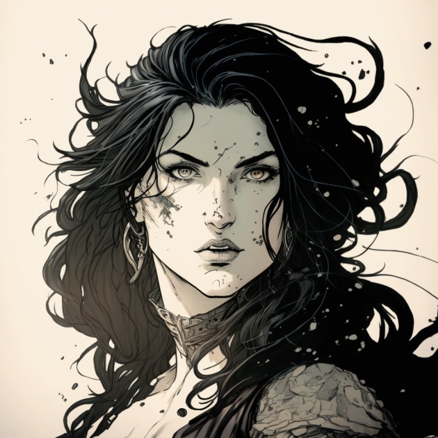 yennefer-art-style-of-katsuhiro-otomo