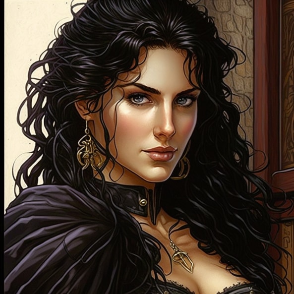 yennefer-art-style-of-larry-elmore