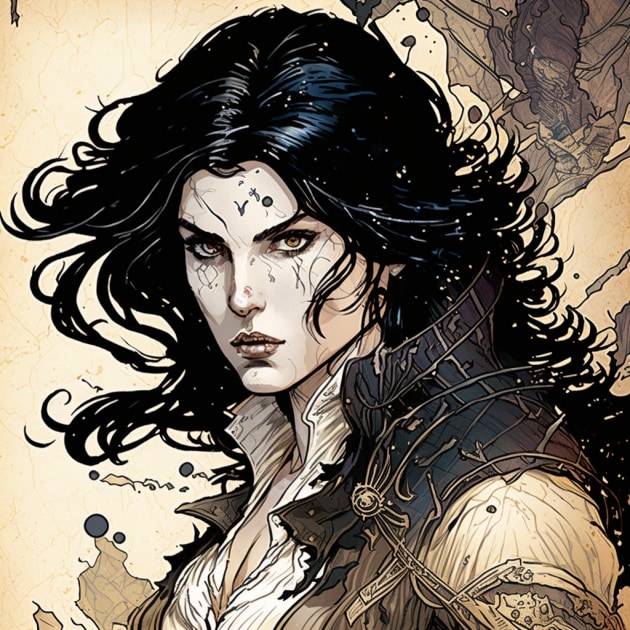 yennefer-art-style-of-michael-kaluta