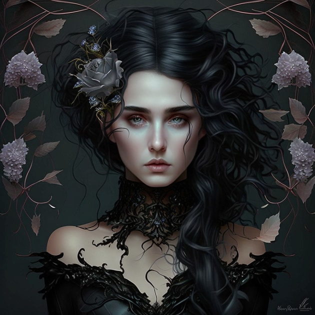 yennefer-art-style-of-natalie-shau