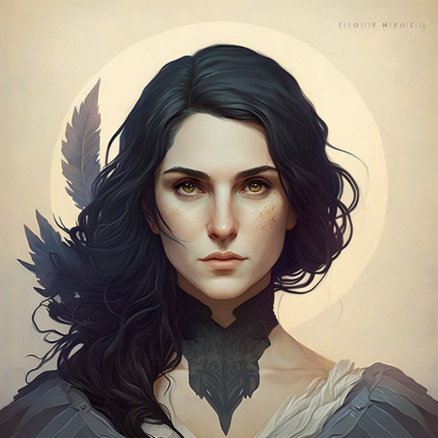 yennefer-art-style-of-ohara-koson