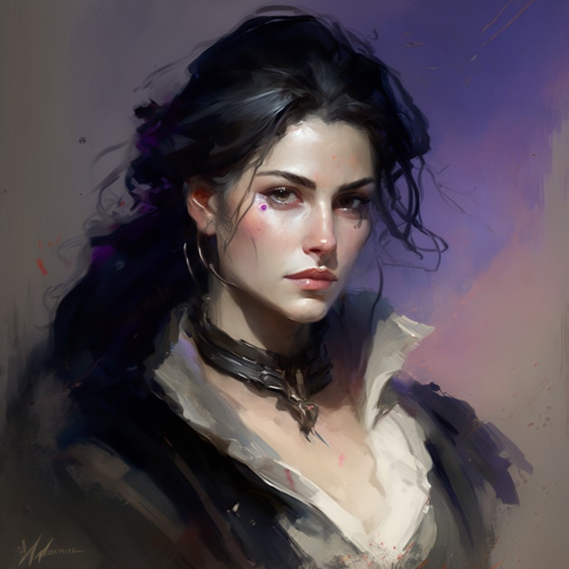 yennefer-art-style-of-pino-daeni