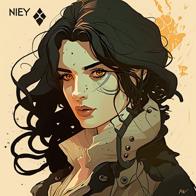 yennefer-art-style-of-tomer-hanuka