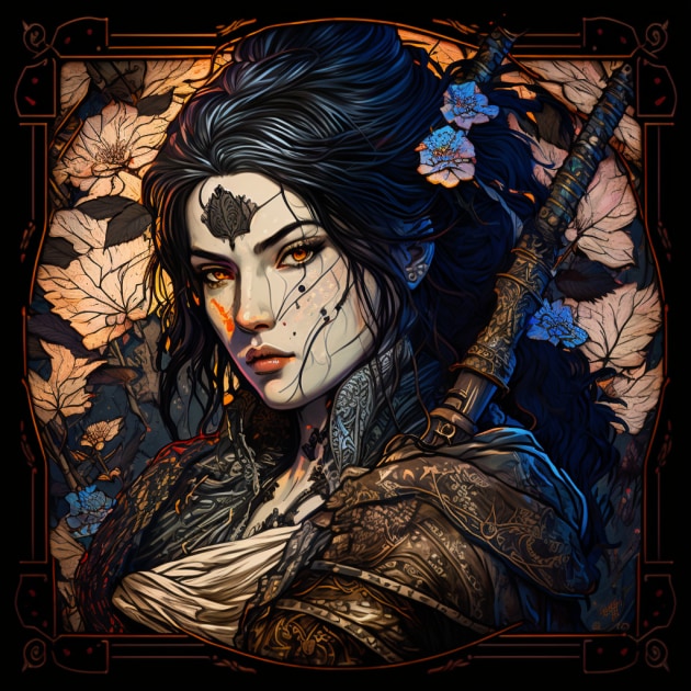 yennefer-art-style-of-utagawa-kuniyoshi