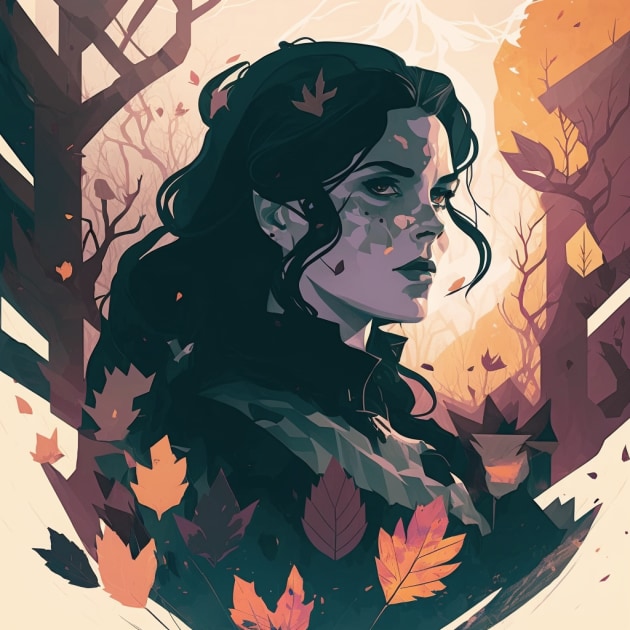 yennefer-art-style-of-aaron-douglas