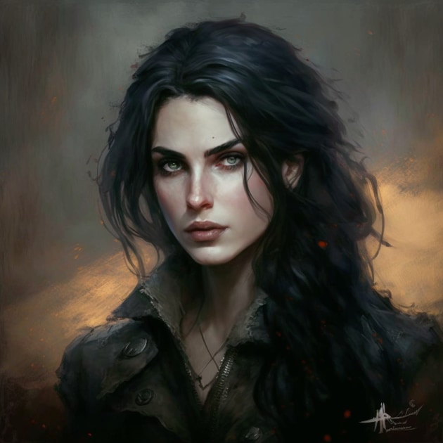 yennefer-art-style-of-bill-carman