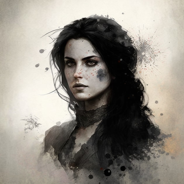 yennefer-art-style-of-gabriel-pacheco