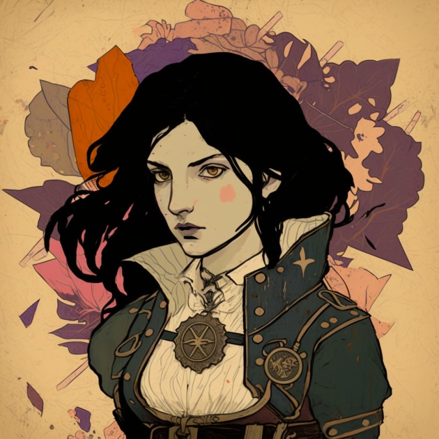 yennefer-art-style-of-henry-darger