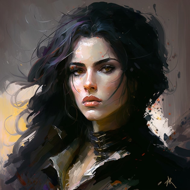 yennefer-art-style-of-iryna-yermolova