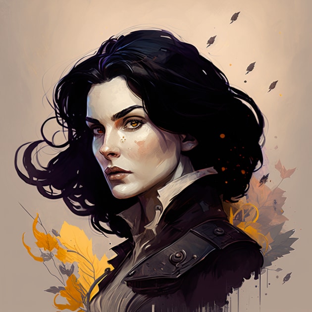 yennefer-art-style-of-joao-ruas