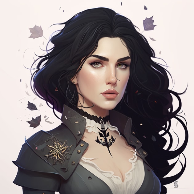 yennefer-art-style-of-joey-chou