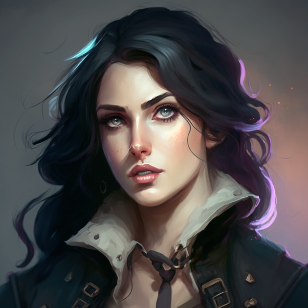 yennefer-art-style-of-lois-van-baarle