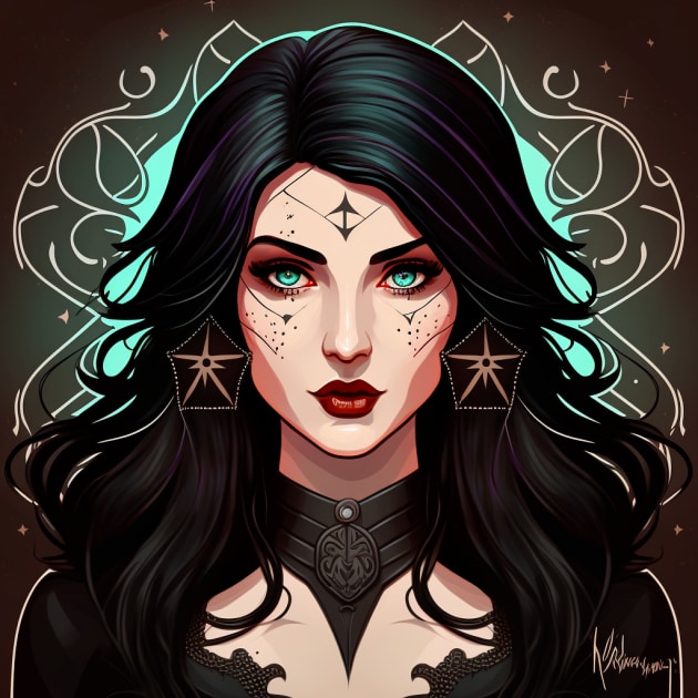 yennefer-art-style-of-tara-mcpherson